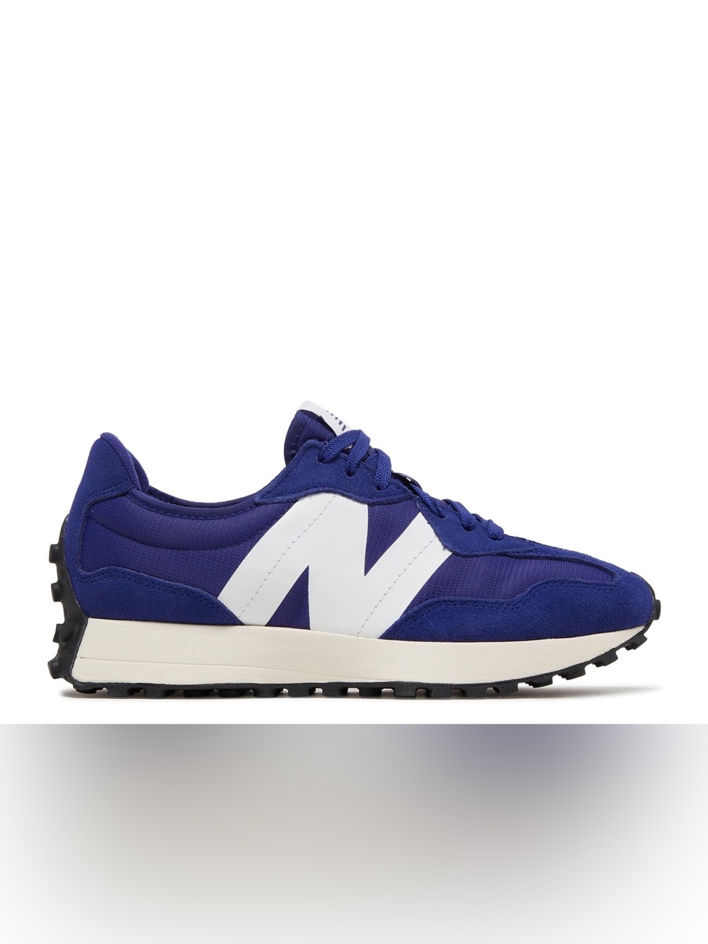 New Balance Men's Purple-Blue Retro Runner with White 'N' Logo